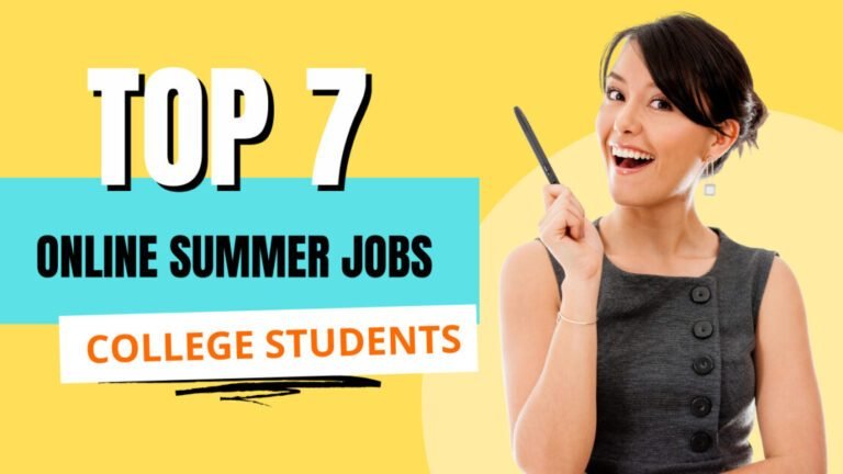 Jobs In College Exploring Online Summer Jobs for College Students