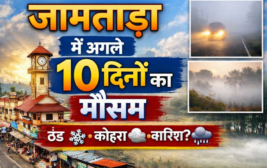 जामताड़ा में अगले 10 दिनों का मौसम: आसान और भरोसेमंद जानकारी