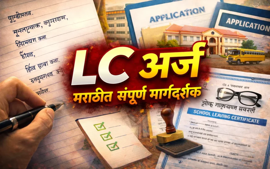 LC Arj in Marathi: सोपा परफेक्ट अर्ज कसा लिहावा